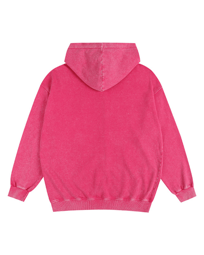 Sweat à capuche zippé délavé - Gymfit