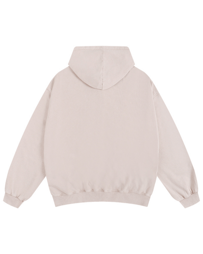 Sweat à capuche zippé délavé - Gymfit