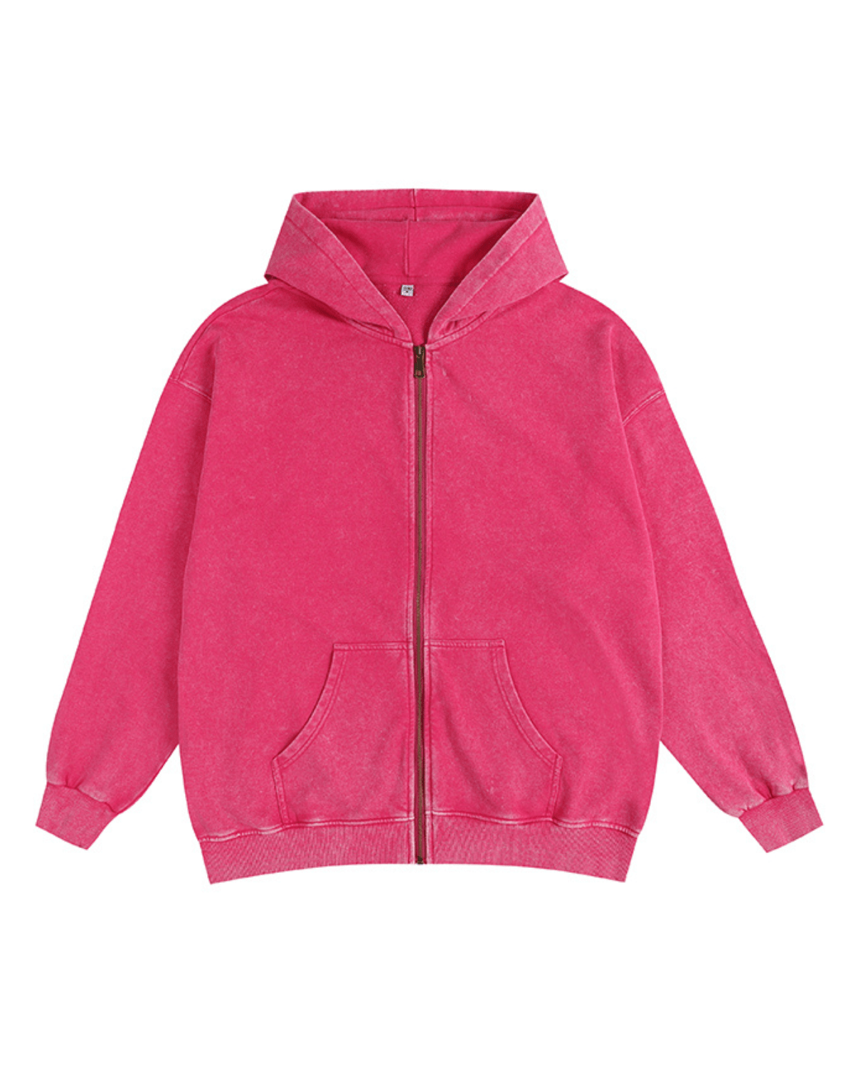 Sweat à capuche zippé lavé - Gymfit