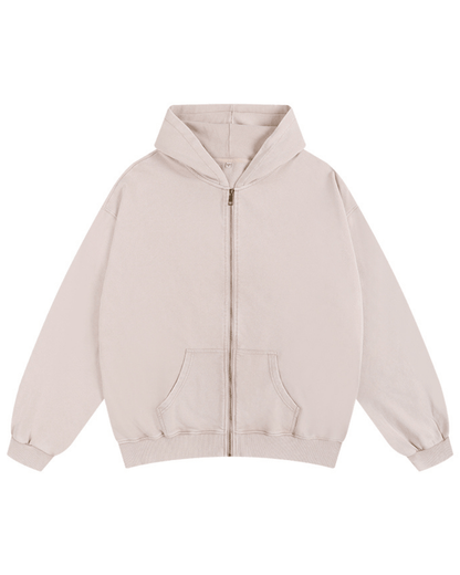 Sweat à capuche zippé effet lavé - Gymfit