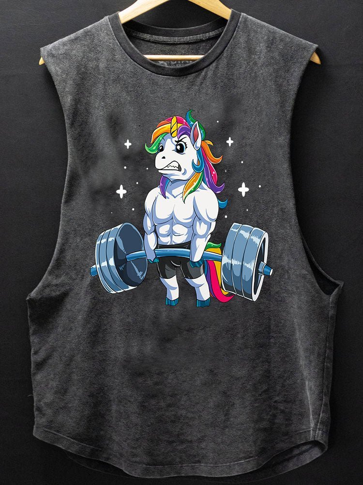alt
Débardeur en coton avec dos échancré Weightlifting Unicorn Scoop Bottom - Gymfit