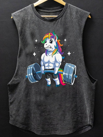 alt
Débardeur en coton avec dos échancré Weightlifting Unicorn Scoop Bottom - Gymfit