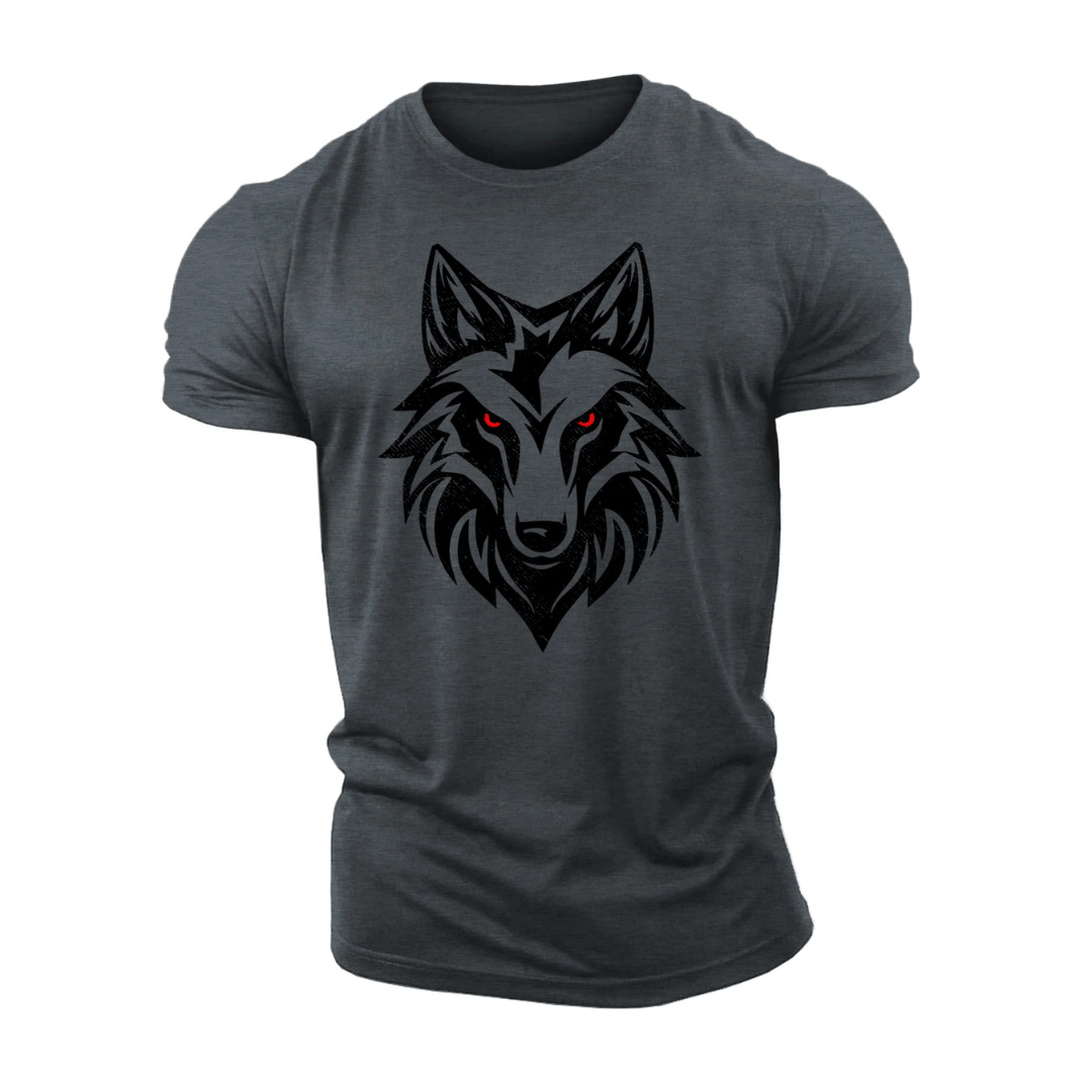 T-shirt Wolf Red Eyes - Gymfit