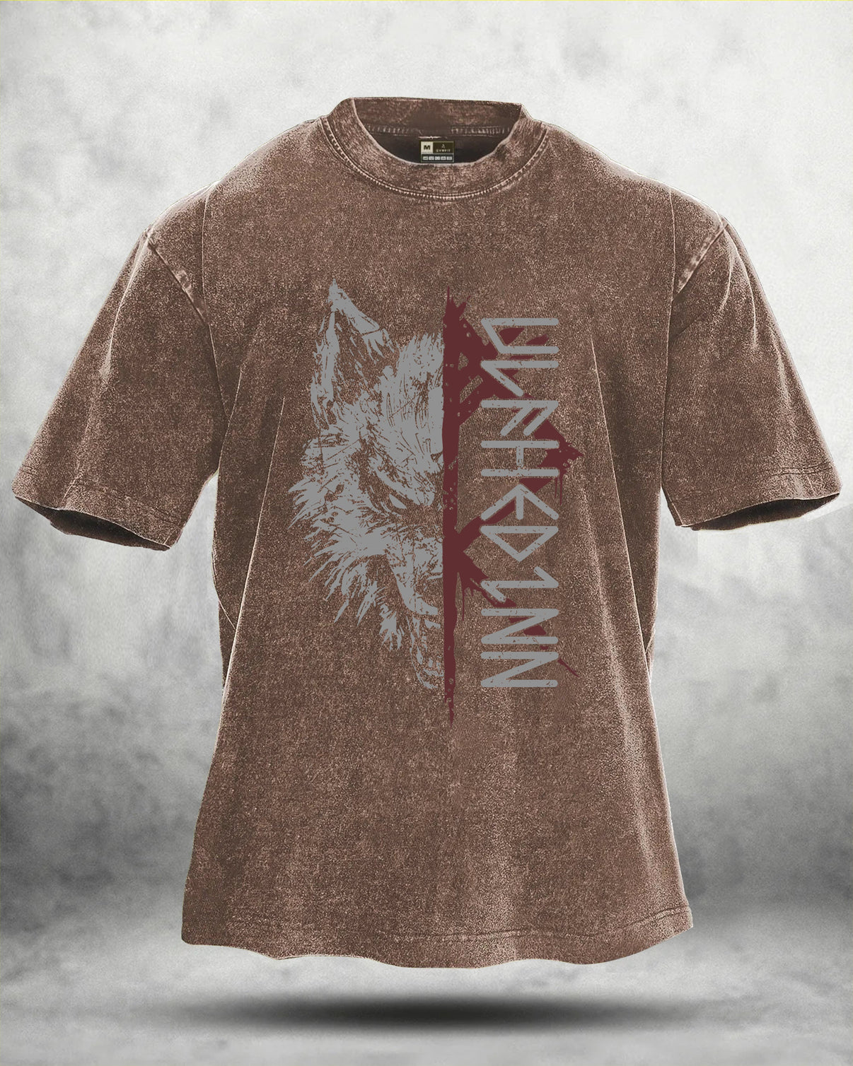 WOLF RITUAL WASHED T - SHIRT - Gymfit
