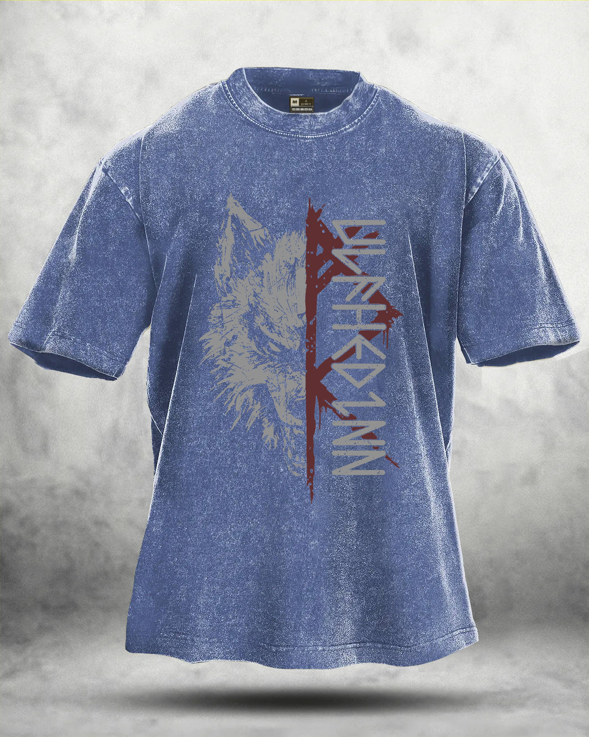 WOLF RITUAL WASHED T - SHIRT - Gymfit