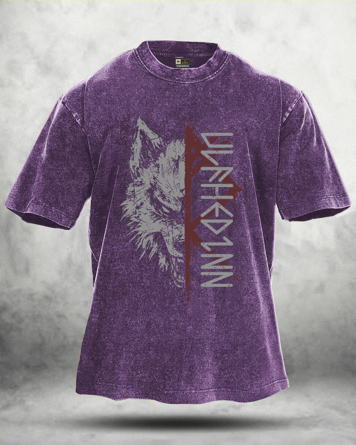 WOLF RITUAL WASHED T - SHIRT - Gymfit