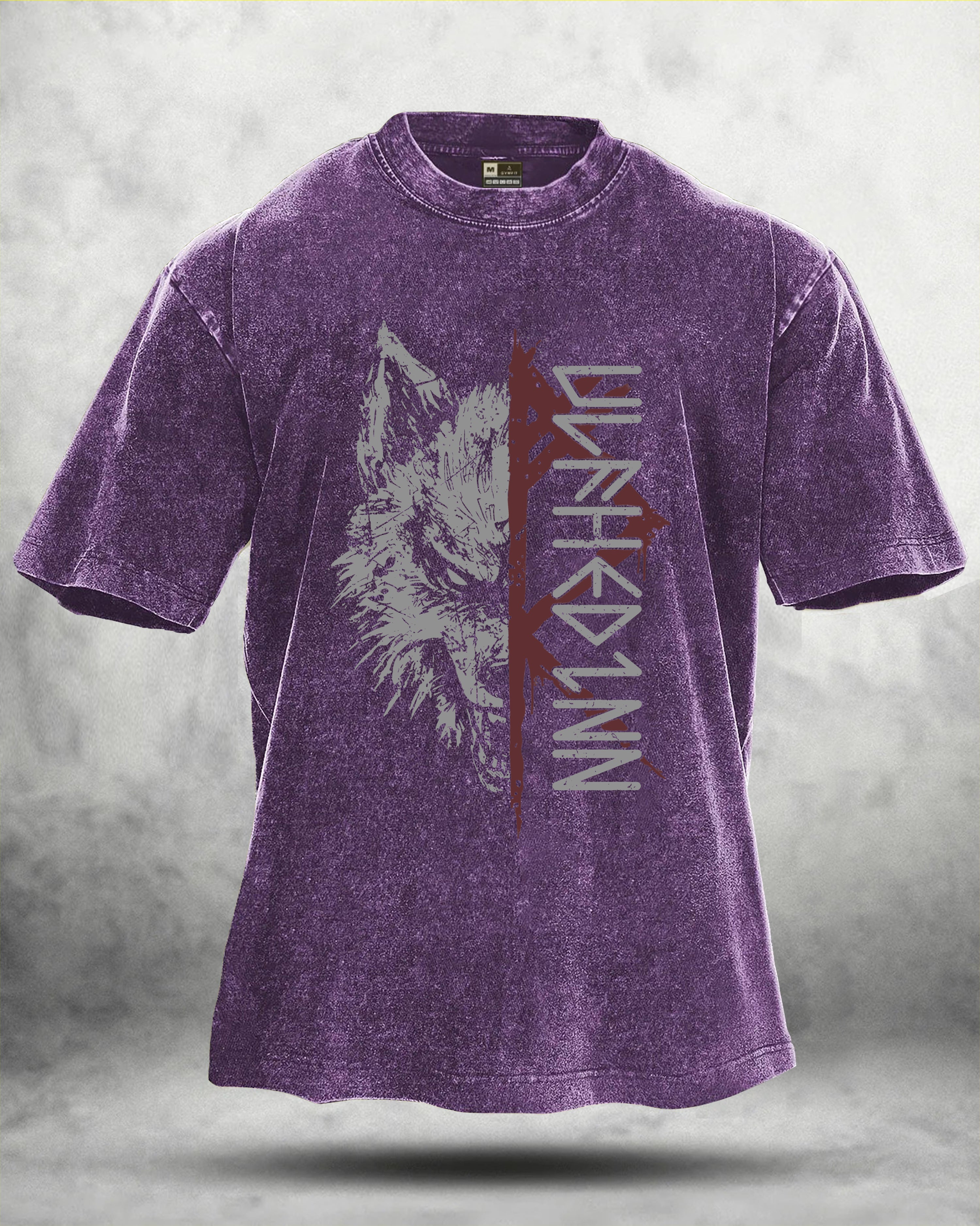 WOLF RITUAL WASHED T - SHIRT - Gymfit