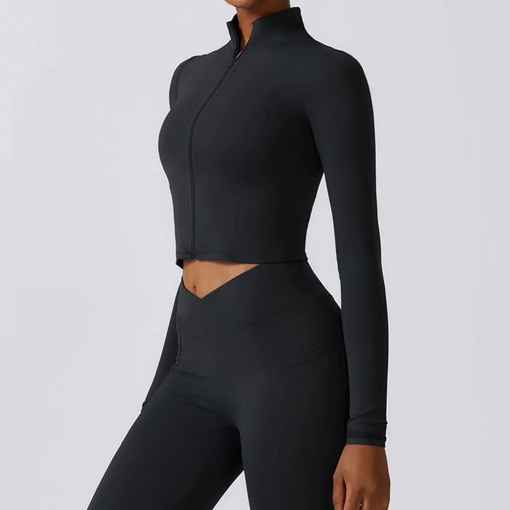 Pull à manches longues zippé - Gymfit