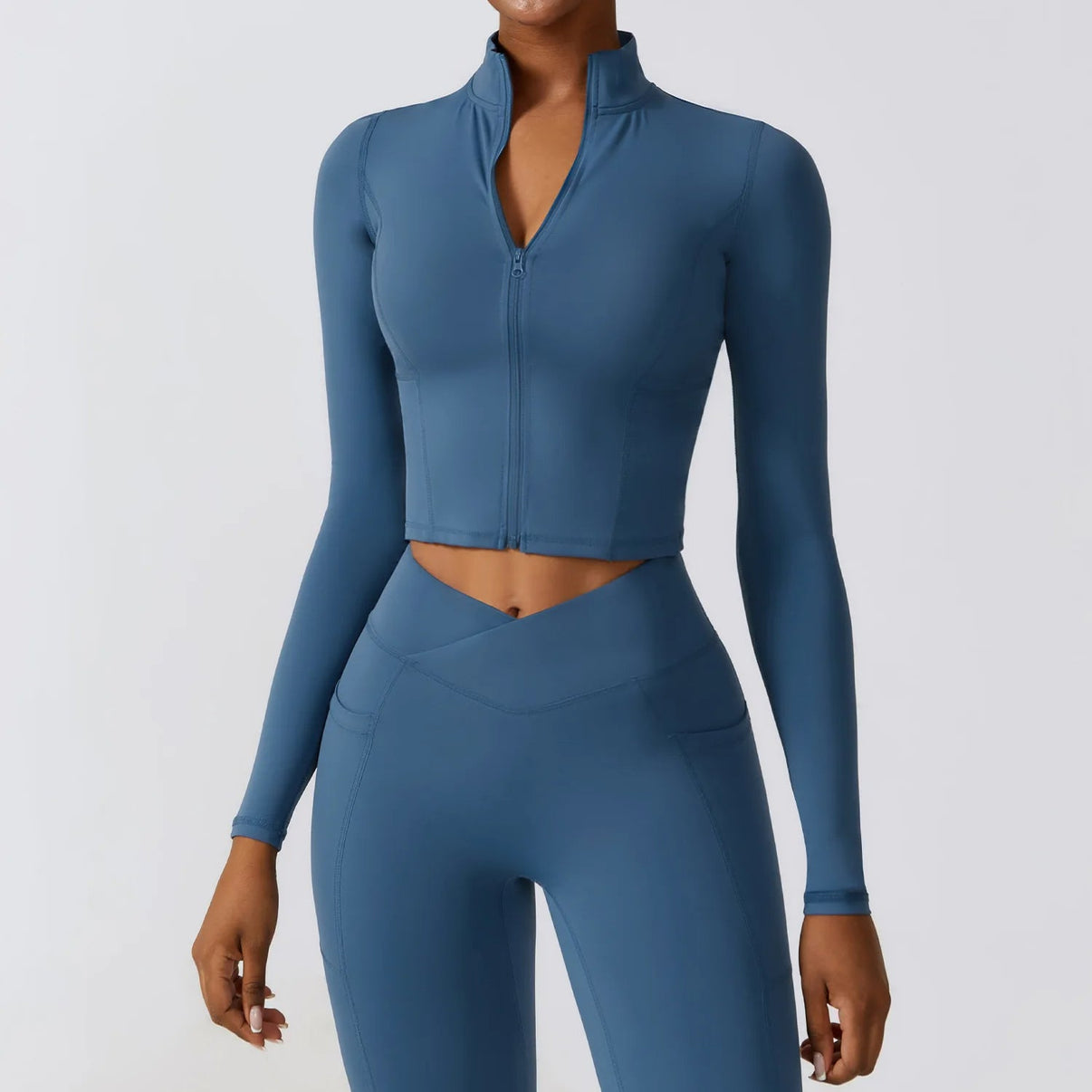 Sweat à manches longues zippé - Gymfit